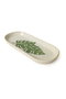Hermia Juego de Platos de Cerámica Blanco y Verde (2 Piezas) X00023140